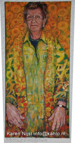 Moeder van Bart, a la Klimt