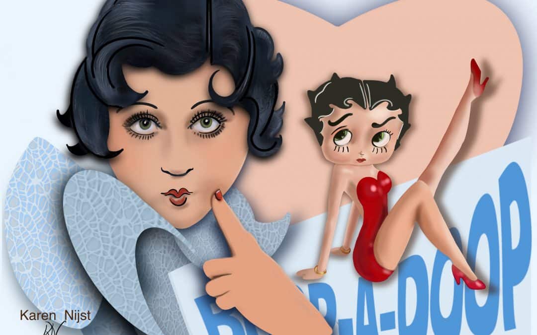 Tekenfiguur Gekrabbel. Over de geboorte van Betty Boop.